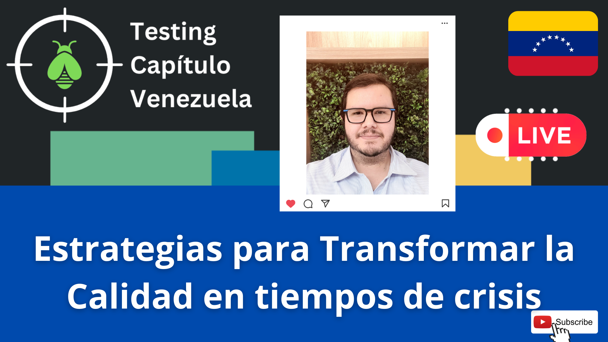 🖥️ Manuel Ledezma 👉 Estrategias para Transformar la Calidad en tiempos de crisis